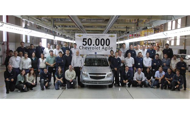 GM Argentina produce el Chevrolet Agile número 50.000