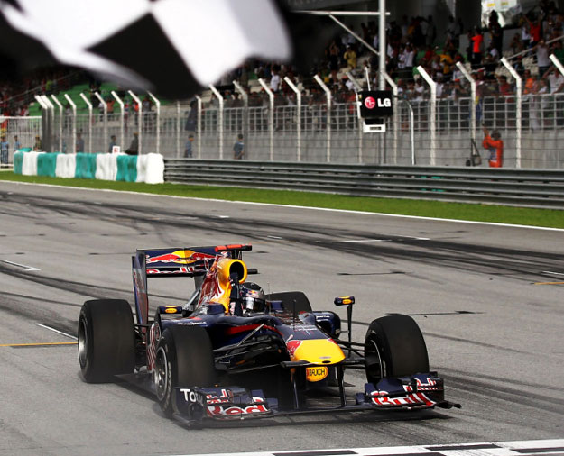 Sebastian Vettel encabeza el doblete de Red Bull en Malasia