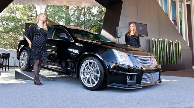 Cadillac CTS-V 2012 se presenta en el Concurso de la Elegancia