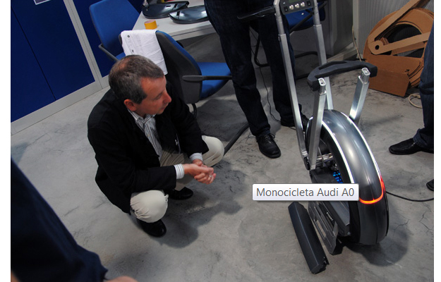 Audi A0 un monociclo desarrollado por la UNAM