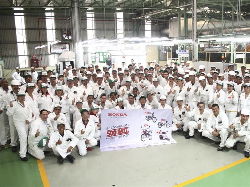  Honda llega a las  ,  motos producidas en México