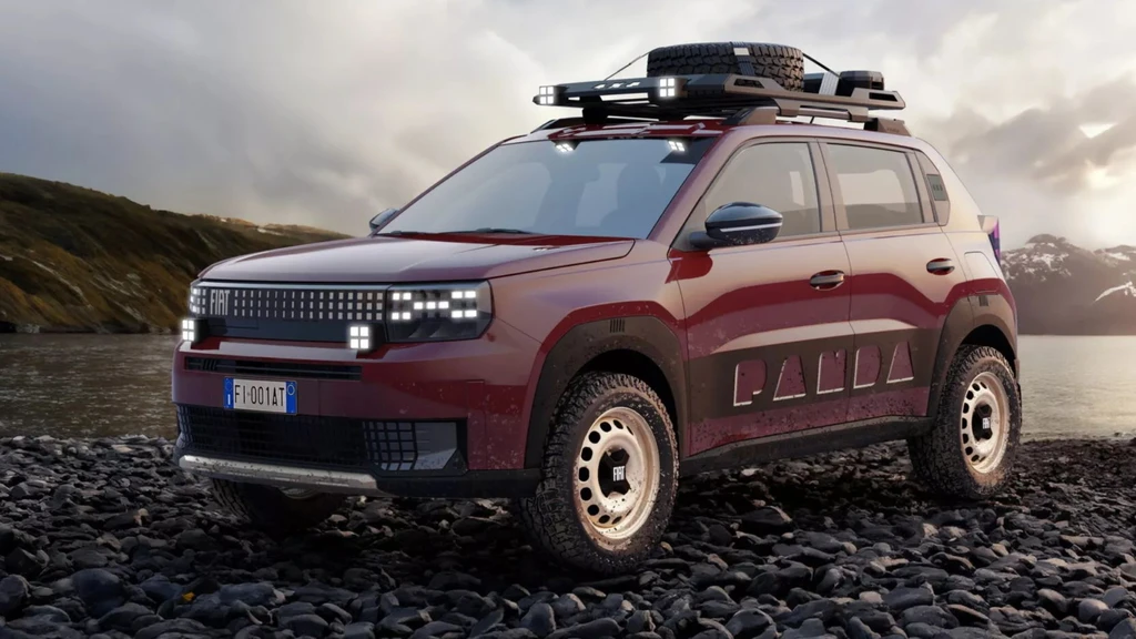 Panda Rudo Pequeño pero rudo: Fiat presenta el Grande Panda 4x4 con tracción integral