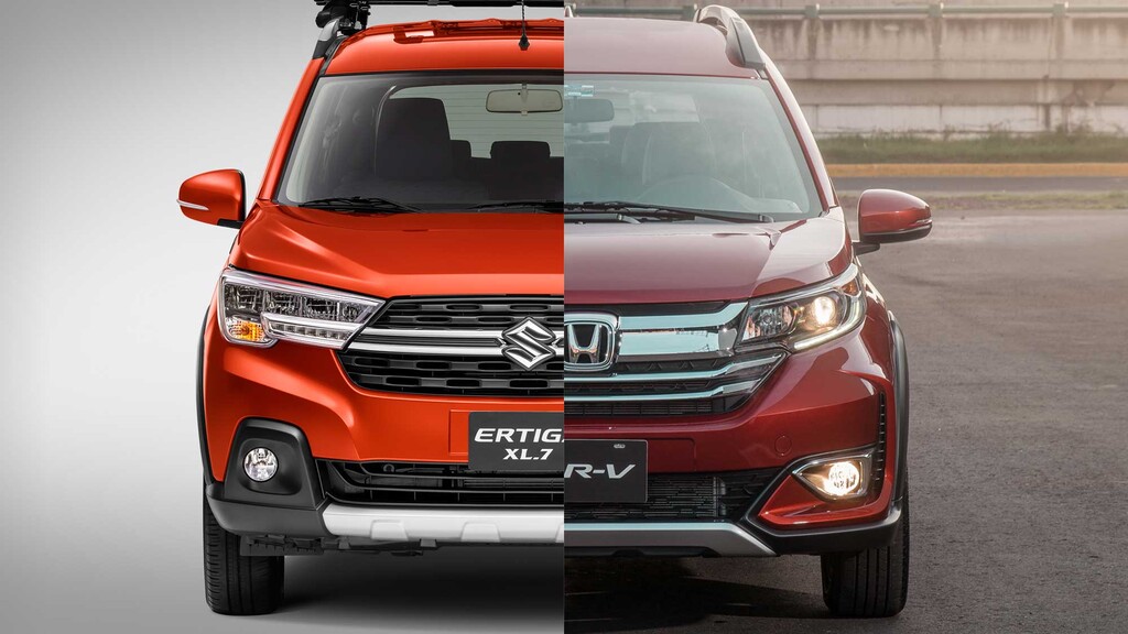  Honda BR-V vs Suzuki Ertiga XL7, eficiencia y versatilidad para   pasajeros ¿cuál es mejor?