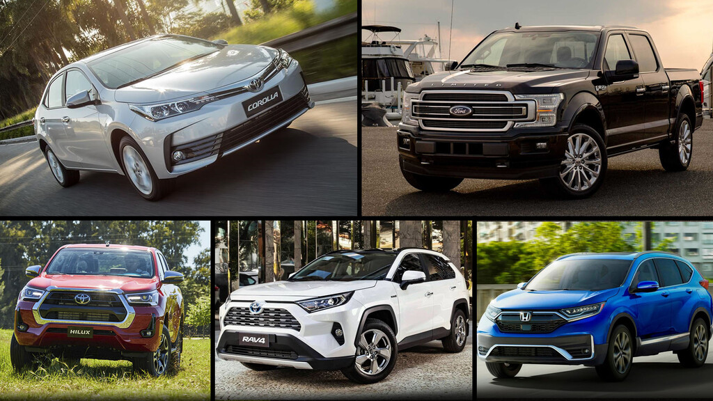 Carros de Toyota lideran lista de los más vendidos del mundo durante el año  pasado