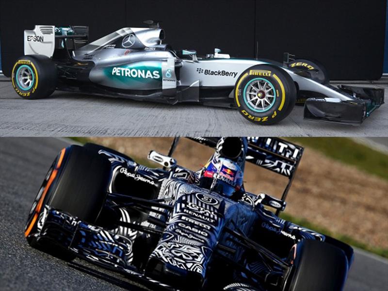 F1: Mercedes-Benz Y Red Bull Presentan Sus Monoplazas Para El 2015