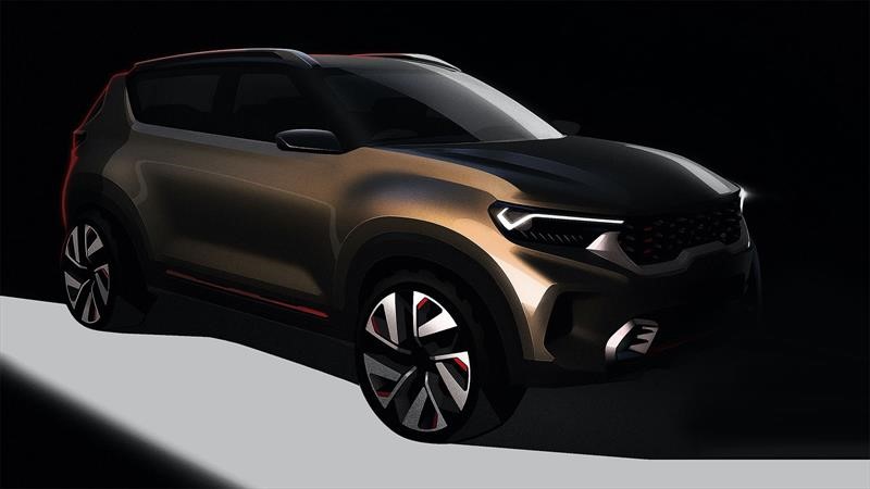 KIA divulga teasers de su nuevo SUV chico