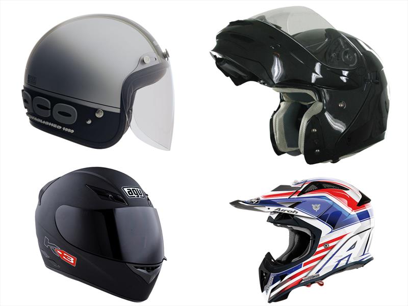 Entérate los tipos de casco para motocicleta
