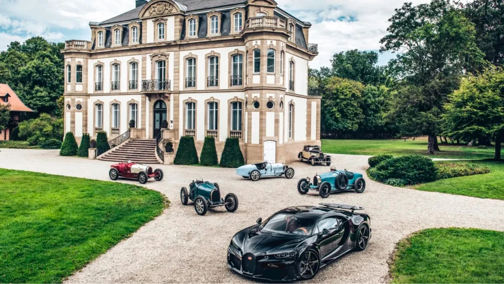 Bugatti ramène 5 modèles iconiques de son histoire