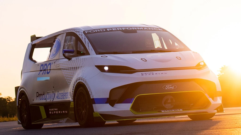 Romain Dumas will polish his Pikes Peak climb in a Ford electric van