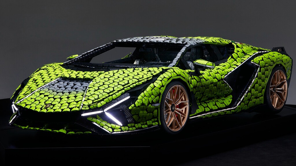 Lego y Lamborghini construyen un Sián FKP 37 de tamaño real con 400,000  bloques