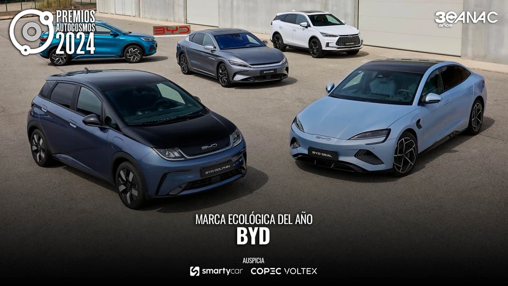 Premios Autocosmos 2024: BYD es la Marca Ecológica del Año