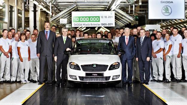 Škoda produce 10 millones de autos
