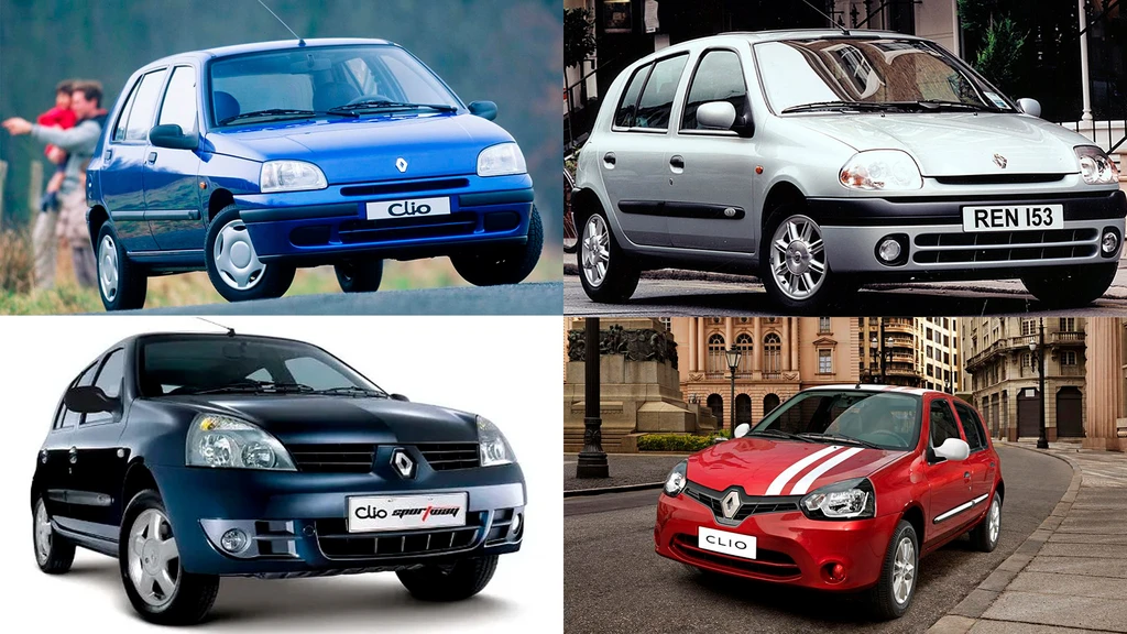 Renault Clio: su evolución, del primero al último