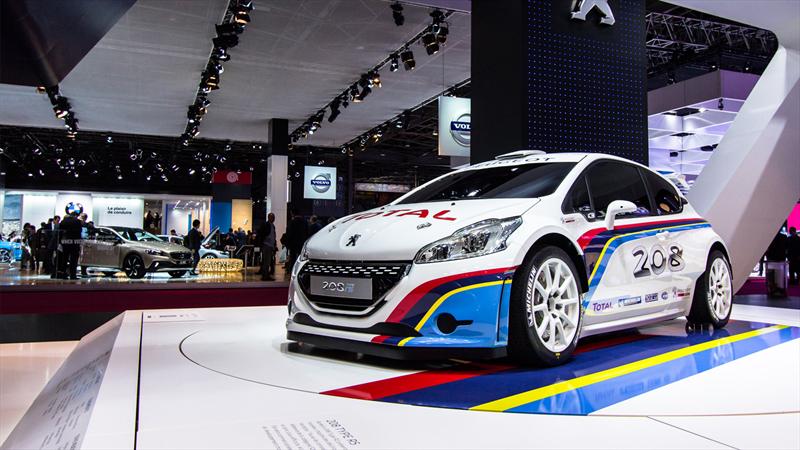 Peugeot 208 Type R5 rally en el Salón de París 2012