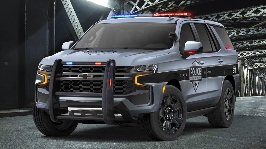 Chevrolet Tahoe Police Pursuit Vehicle 2021 es una patrulla con mucho