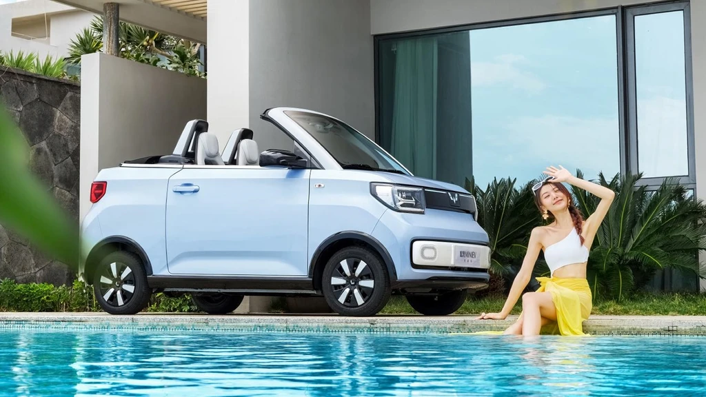 Wuling Mini Ev Cabrio Un Peque O Y Sensual Descapotable El Ctrico