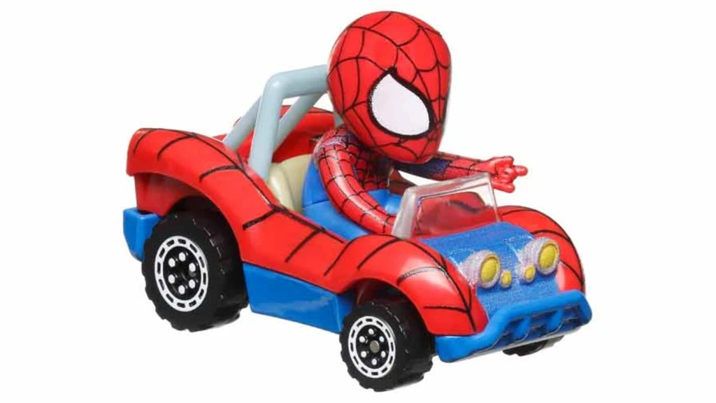  Marvel Hot Wheels - Coche de personajes Spider-Man : Juguetes y  Juegos