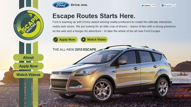 Ford presenta Escape Routes Rally en EUA