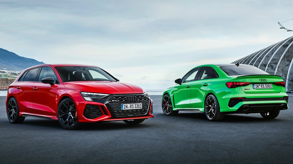 Audi RS 3 Sportback y RS 3 Sedan 2022: la nueva generación eleva la