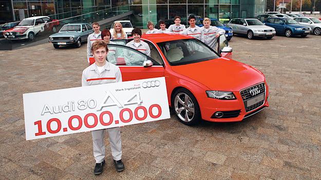 El Audi A4 y el Audi 80 alcanzan 10 millones de unidades