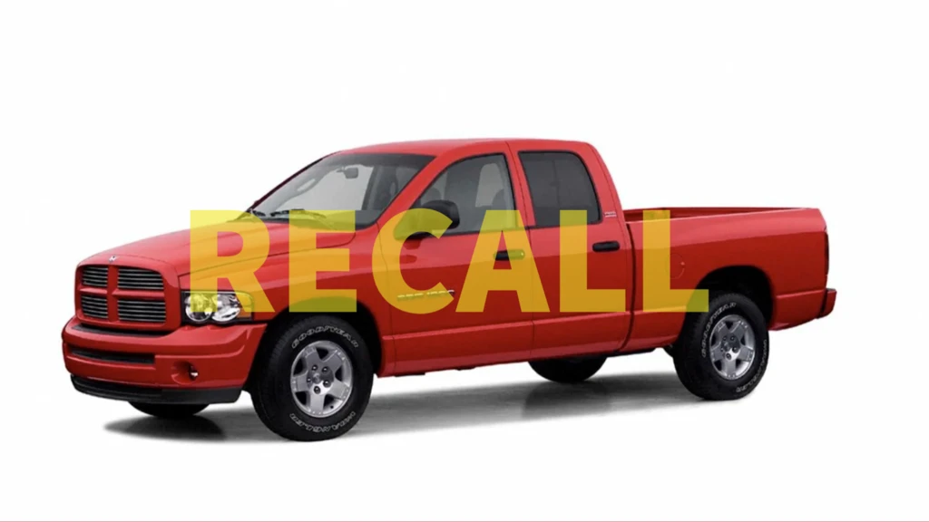RECALL a Dodge Ram 1500 modelo 2003, por riesgo de explosión de las