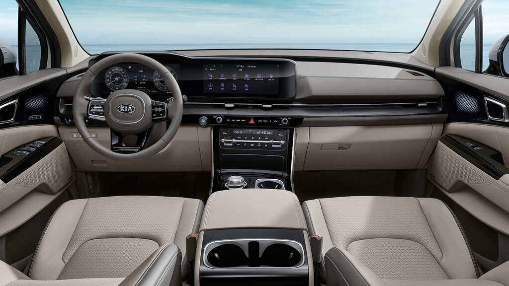 Así luce el interior de la nueva KIA Sedona 2021