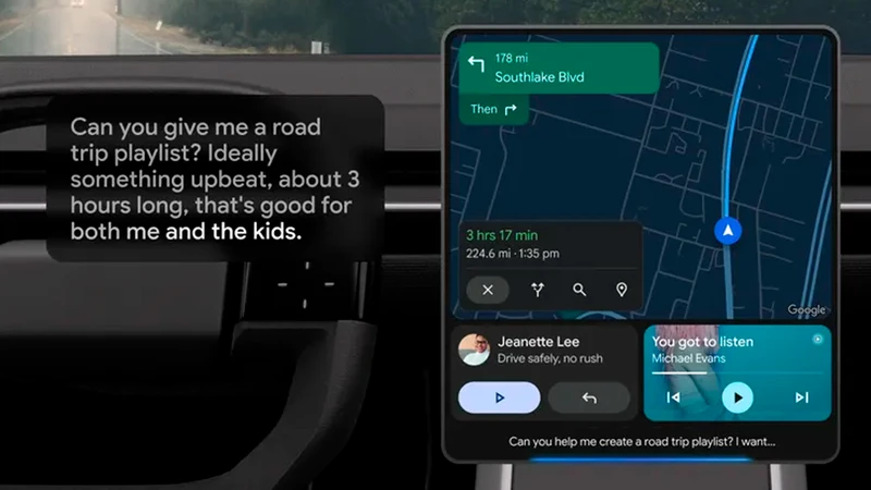 Gemini llega a Android Auto en Argentina