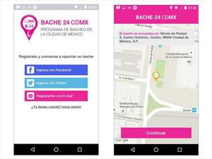 Bache24, la app para reportar los baches de la CDMX