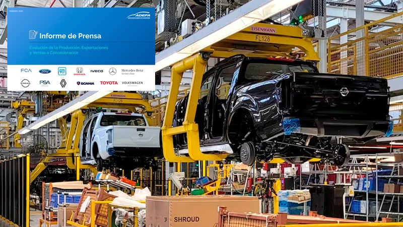 Así fue la producción automotriz argentina en febrero de 2025