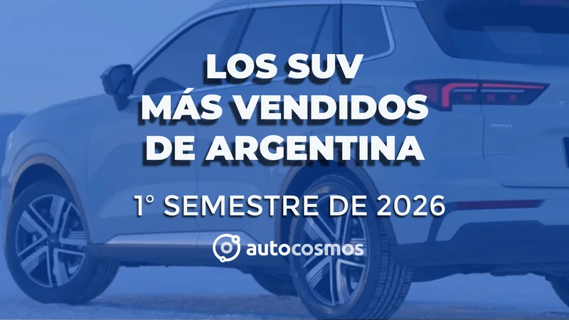 Los SUV más vendidos de Argentina en el 1º semestre de 2026