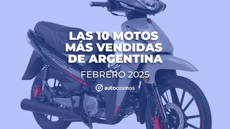 Las motos más vendidas de Argentina en febrero de 2025