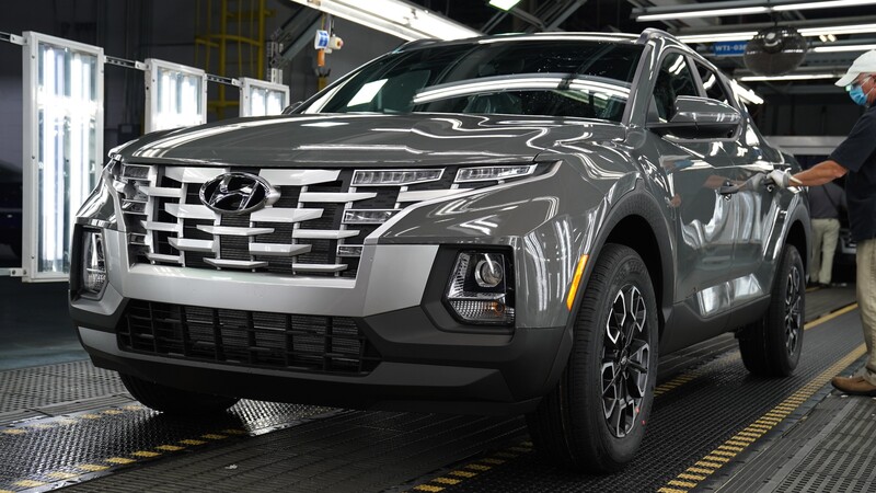 Hyundai ya está fabricando la pick-up Santa Cruz 2022