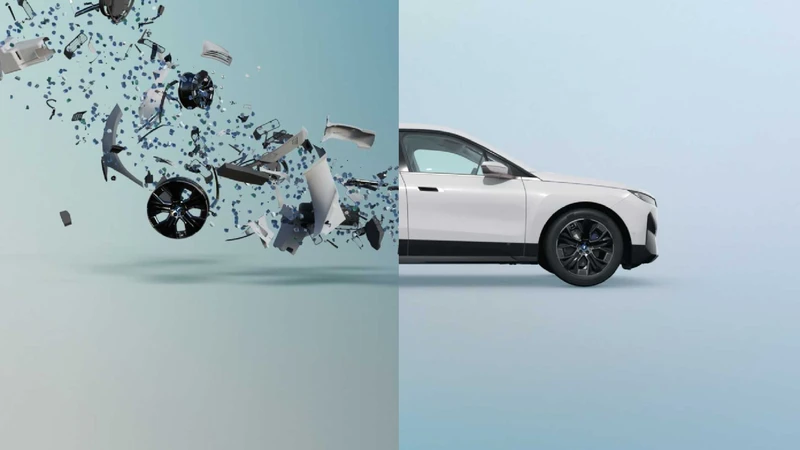 BMW logra reciclar hasta 51% de los materiales de un auto para fabricar nuevos vehículos
