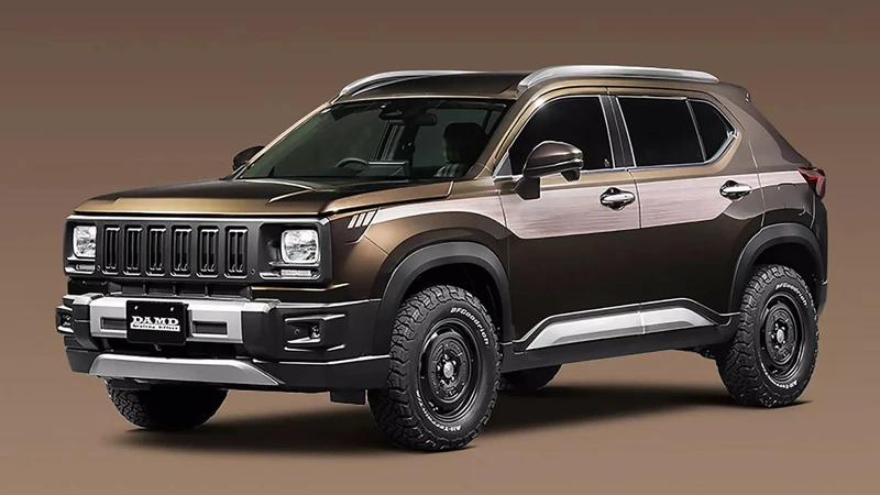 El preparador japonés DAMD transforma un Honda en un Jeep Cherokee XJ