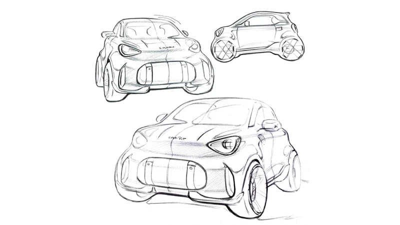 Smart #2 comienza a mostrar su nuevo diseño