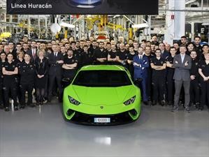 Lamborghini Huracán alcanza las 10,000 unidades fabricadas