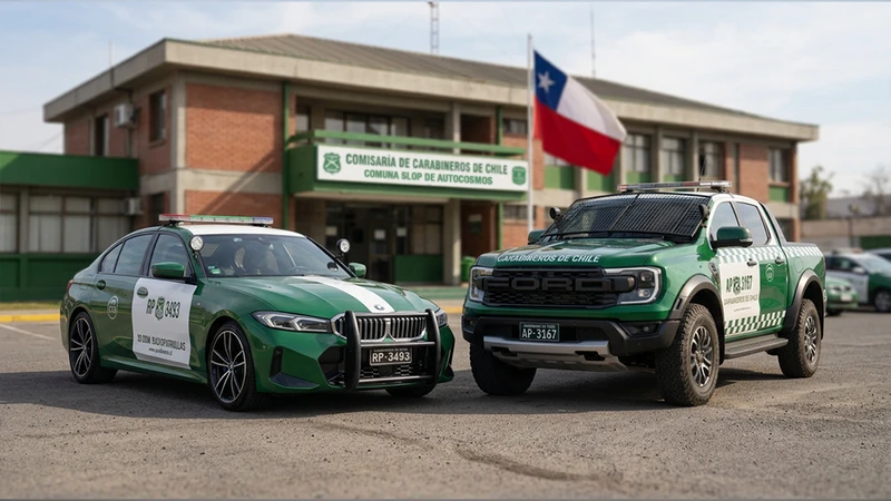 Carabineros de Chile volverá a usar radiopatrullas BMW