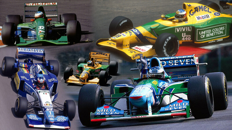 La historia de Schumacher en la F1 a través de sus autos (Parte I)