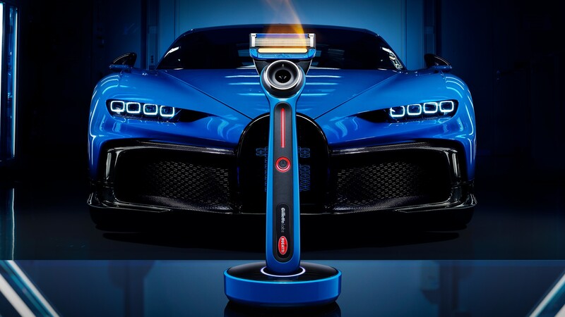 Esta máquina de afeitar es inspirada por el Bugatti Chiron