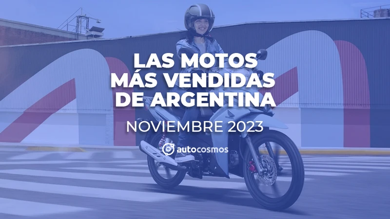 Las motos más vendidas de Argentina en noviembre de 2023