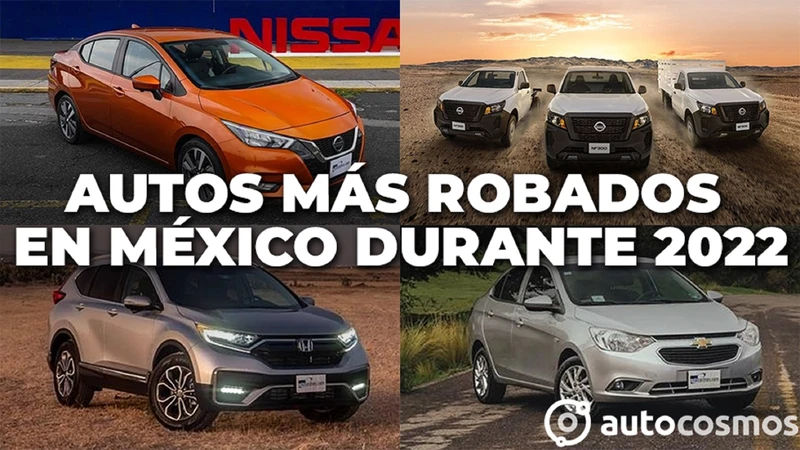 Los vehículos más robados en México durante 2022
