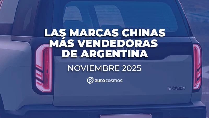 Las marcas chinas más vendedoras de Argentina en noviembre de 2025