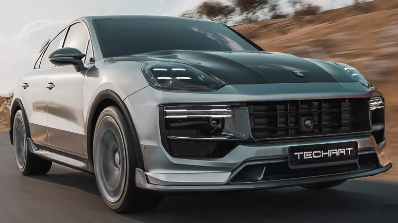 Porsche Cayenne S recibe esteroides de TechArt