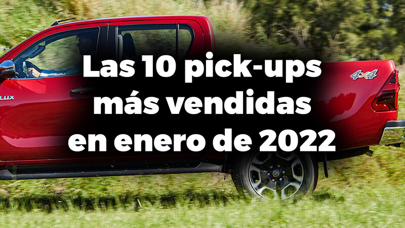Las 10 pick-ups más vendidas en Argentina en enero de 2022