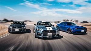 Chevrolet Camaro ZL1 vs Dodge Challenger Hellcat Redeye vs Ford Mustang Shelby GT500
