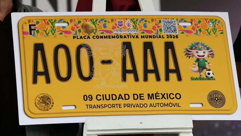 CDMX presentó placas conmemorativas por el Mundial ¿Cómo y dónde las obtengo?