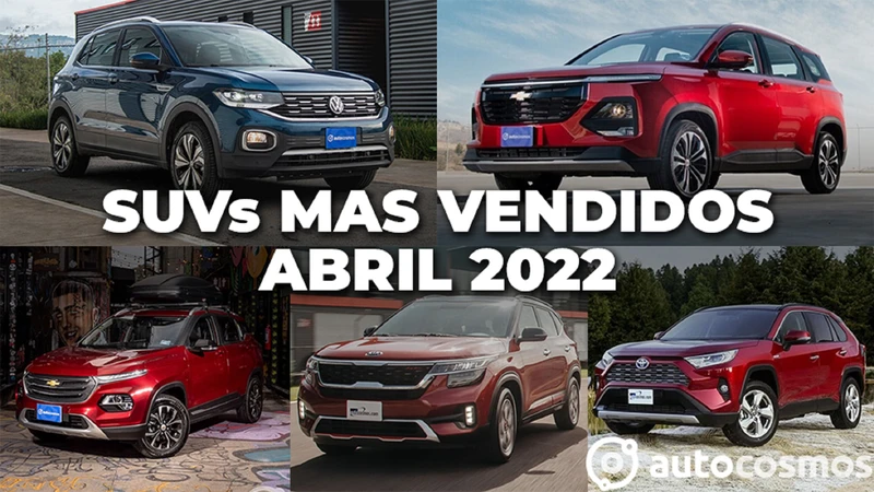 Los 10 SUVs más vendidos en abril 2022