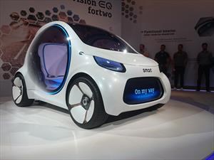 smart vision EQ fortwo, el auto del futuro