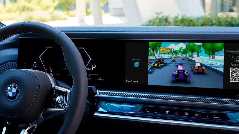 BMW incluirá videojuegos en sus autos a partir de 2023