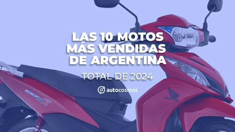 Las motos más vendidas de argentina en 2024